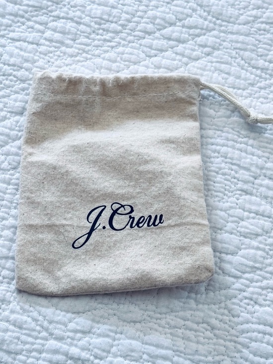 J. Crew Jewelry - ❗️J. Crew Natural Beige Drawstring Pouch Jewelry